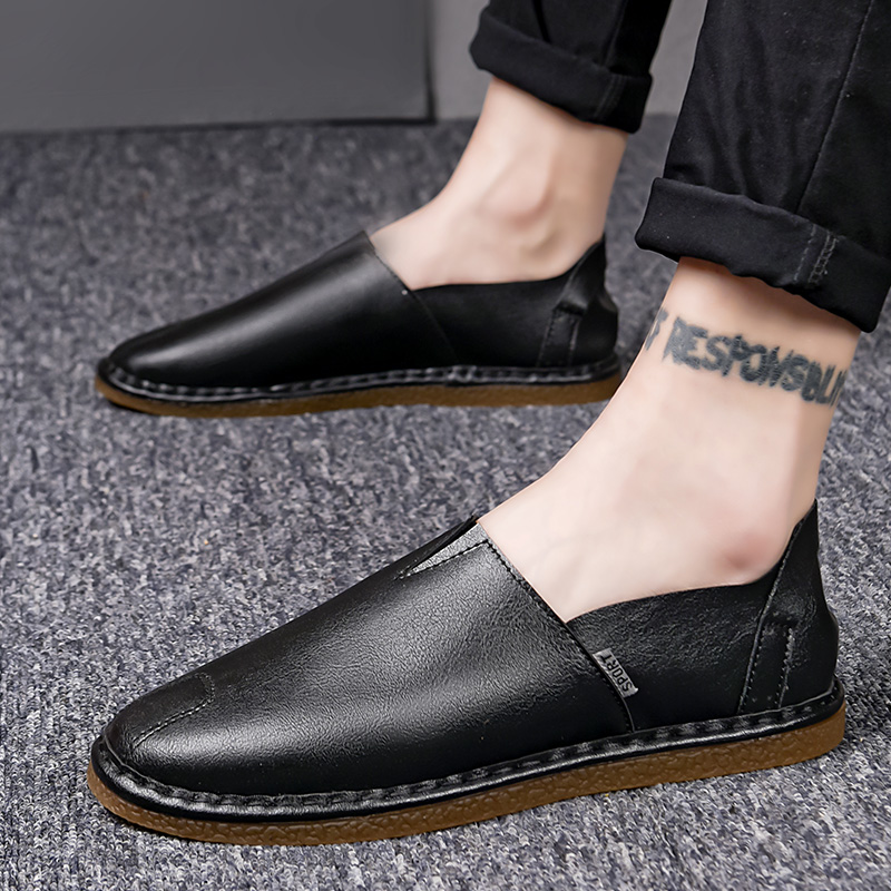 Doudou Shoes Driving Shoes Casual Small Leather Shoes Size 39-44, Business Shoes, Free Random Pinch Music_vogvips.com