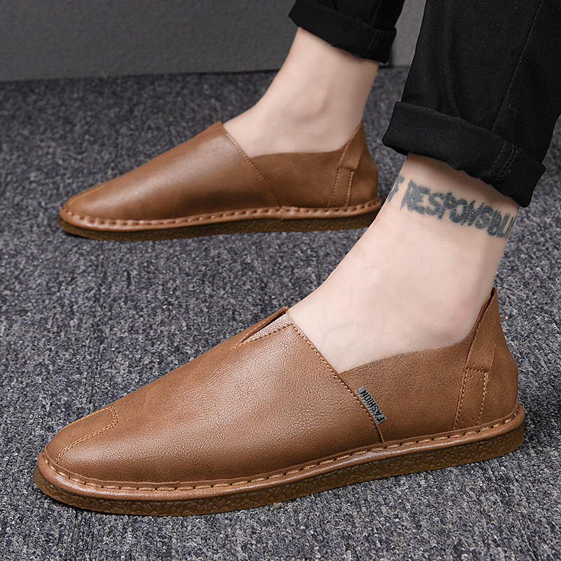 Doudou Shoes Driving Shoes Casual Small Leather Shoes Size 39-44, Business Shoes, Free Random Pinch Music_vogvips.com