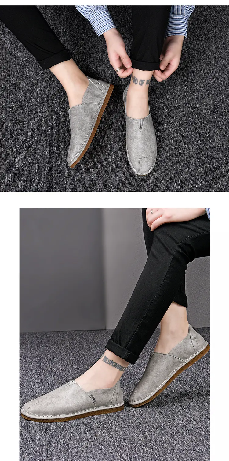 Doudou Shoes Driving Shoes Casual Small Leather Shoes Size 39-44, Business Shoes, Free Random Pinch Music_vogvips.com