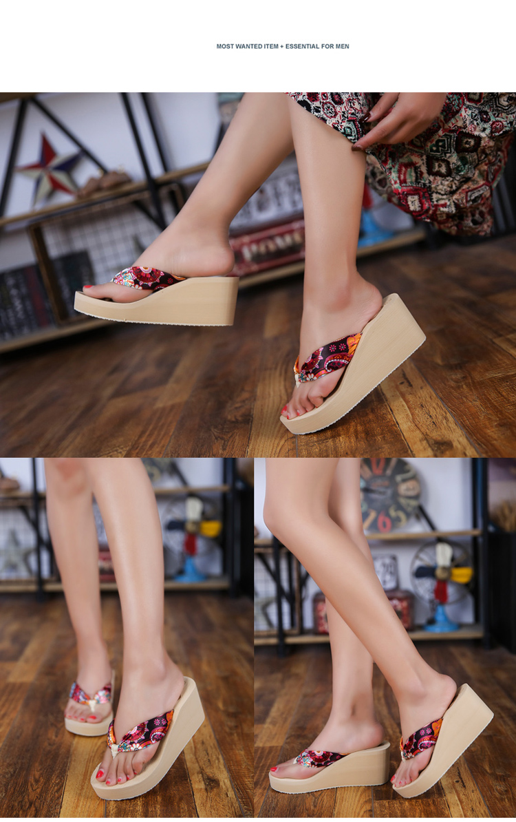  Womens Flip Flops Yoga Foam Strap Summer Beach Comfortable Thong with Soft Cushion_voghion.com