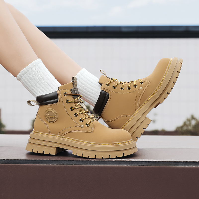 NEU Straßentrend Bergsteigen Vier Jahreszeiten Lässig Martin Arbeitskleidung Stiefel Hohe Qualität_voghion.com