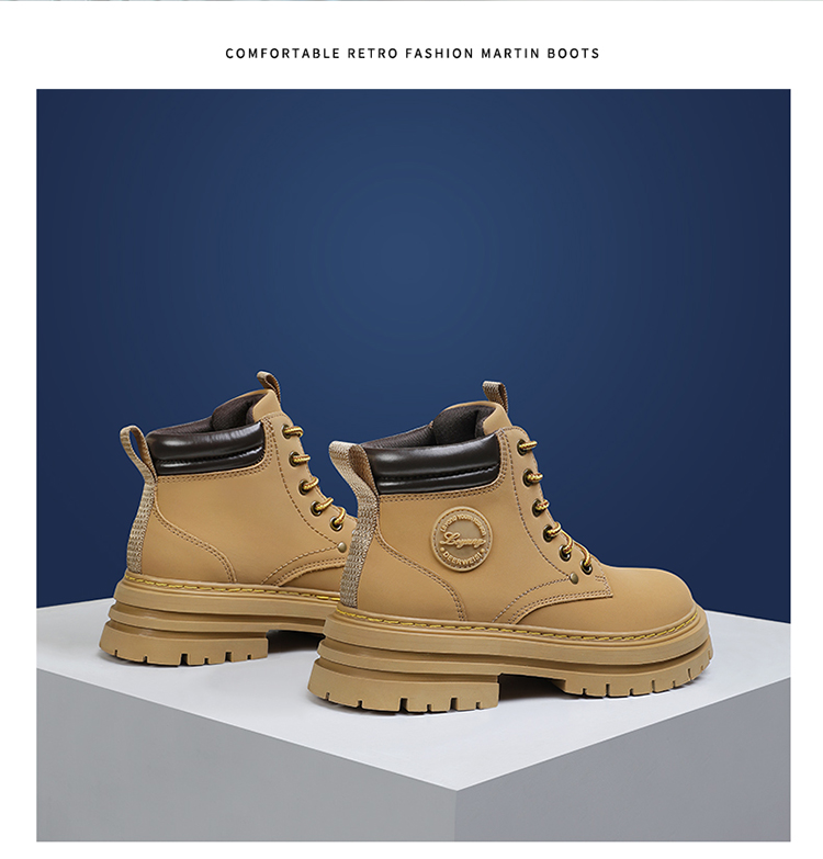 NEU Straßentrend Bergsteigen Vier Jahreszeiten Lässig Martin Arbeitskleidung Stiefel Hohe Qualität_voghion.com