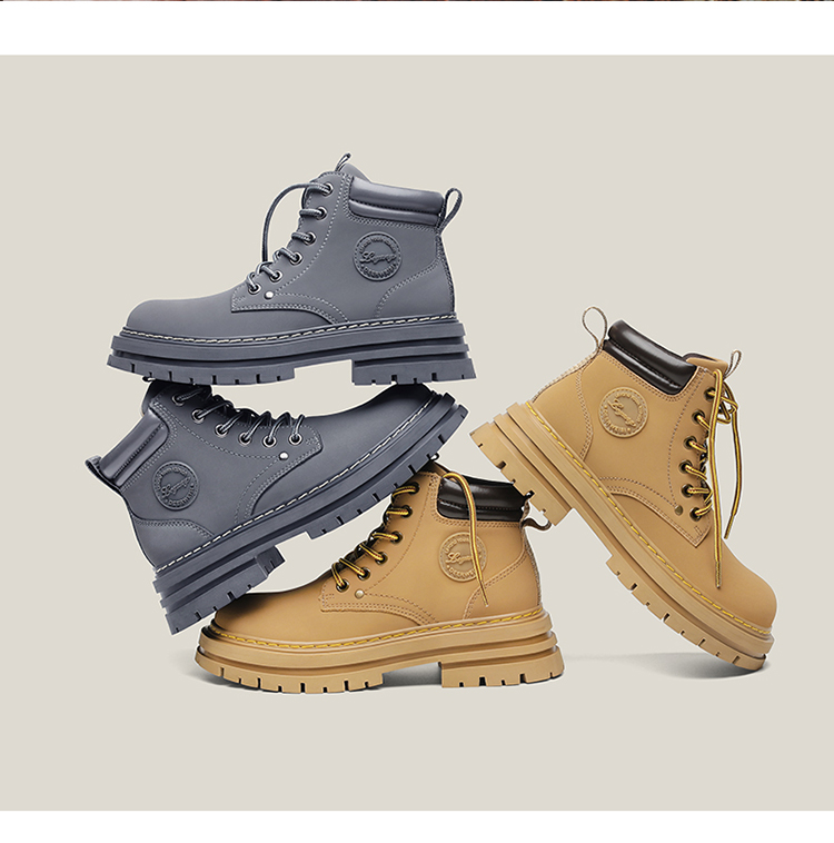 NEU Straßentrend Bergsteigen Vier Jahreszeiten Lässig Martin Arbeitskleidung Stiefel Hohe Qualität_voghion.com