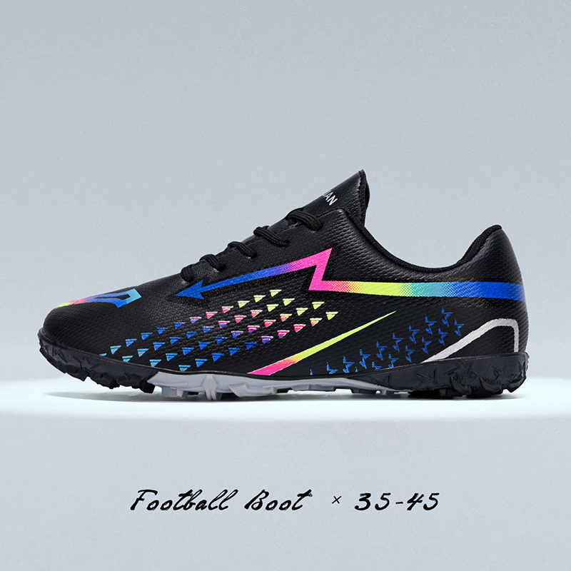 Mens Womens Turf Soccer Cleats Professional TF Football Boots Breathable Lightweight Non Slip Athletic Shoes For Outdoor Training And Competition_voghion.com