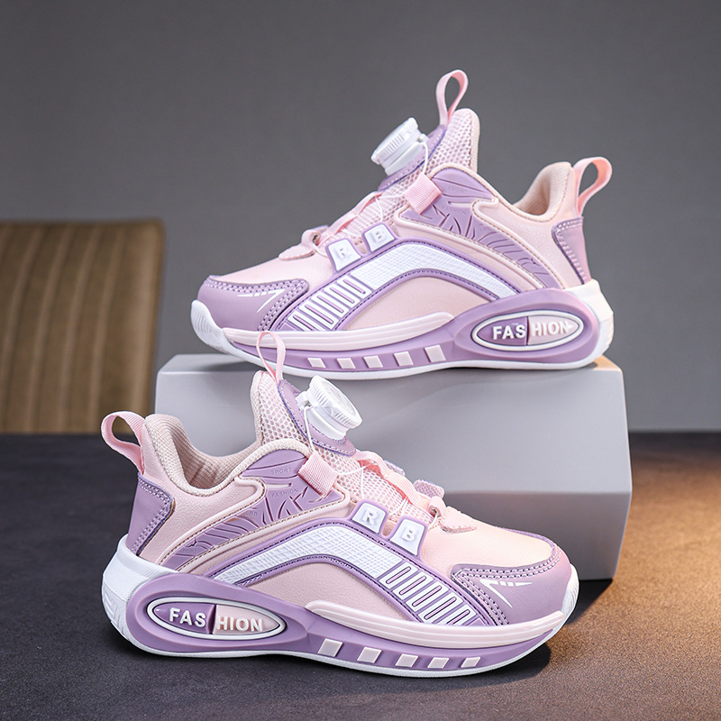 Chaussures de sport décontractées en cuir pour enfants, automne_voghion.com