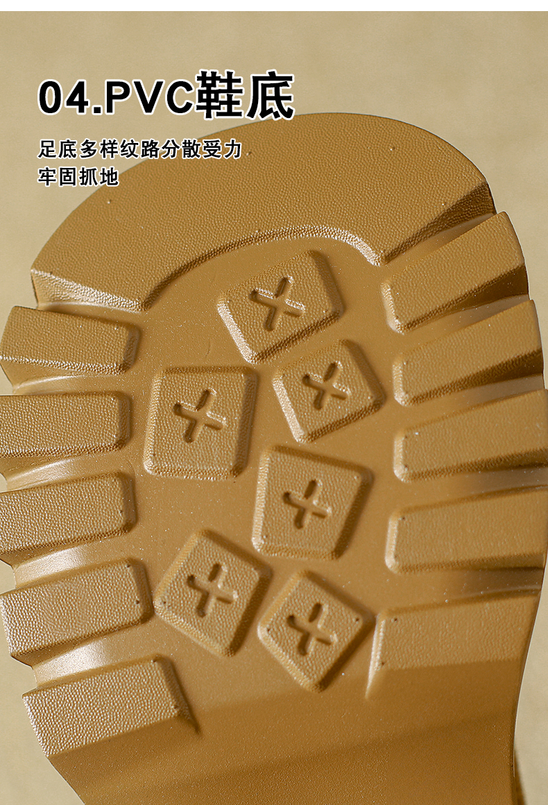 涌哥女鞋 7006 松糕厚底马丁靴美拉德工装靴百搭气质短靴潮