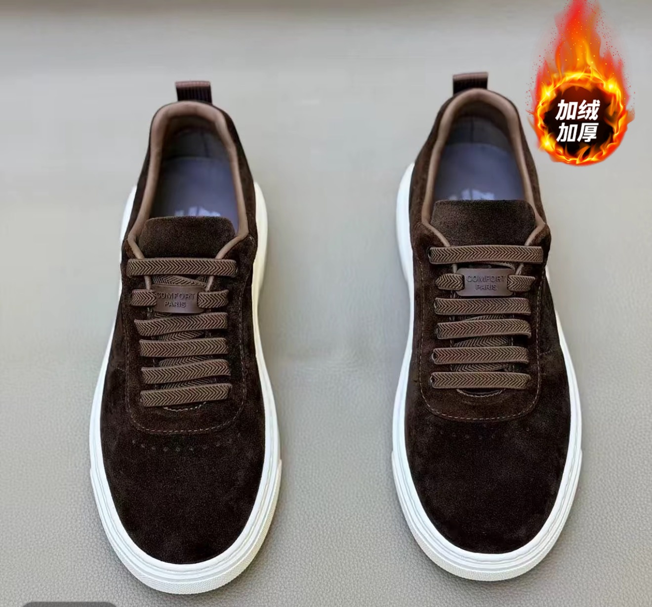 云逸-ZS198爆款加绒板鞋39-44码2色
